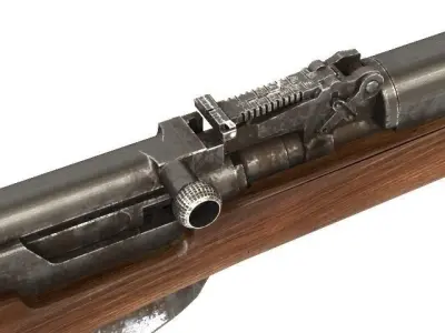  Soviet semi-automatic carbine 3D model