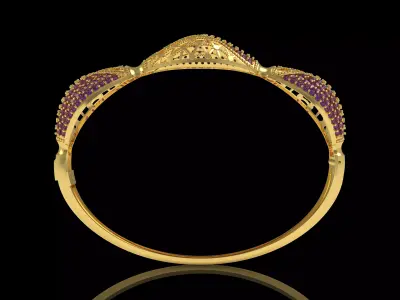 Art Deco Bracelet 43 3D print model