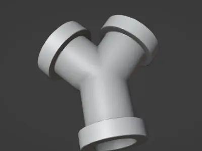 Industrial Pipes Pack 3D print model