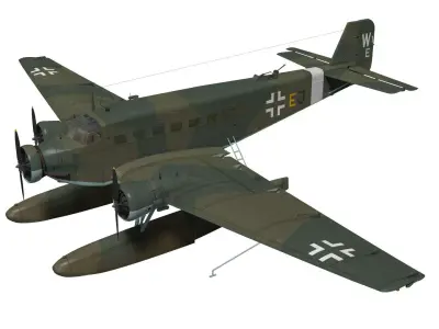 Junkers Ju52 3D model get