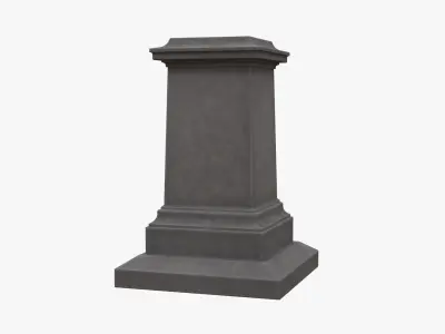 Pedestal 3 3D model