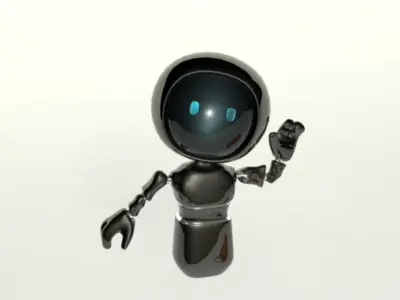 ROBOT-O-44  3D FUTURISTIC ROBOT 3D model