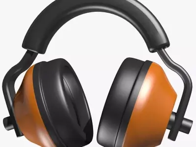 Ear Sound Protectors 3D model