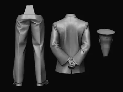 NAVAL OFFICER 3D print model