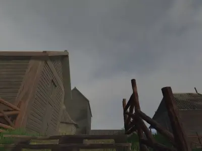 Cliffside Village 3D model purchase