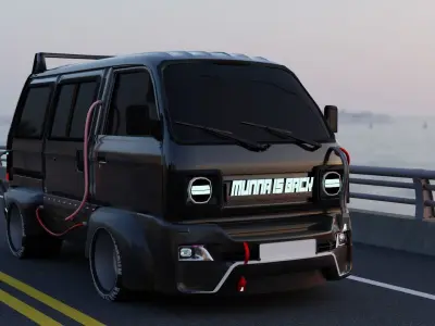 maruti suzuki  Omni Low-poly 3D model