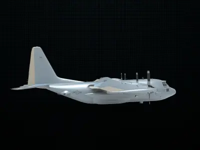 Lockheed C-130 Hercules 3D model purchase
