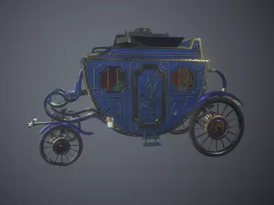 Royal Carriage 3D model
