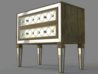 Bedroom Sanctuary Bachelors Chest 3D model
