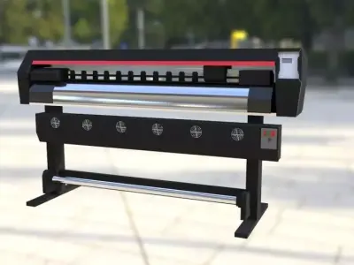 cutting plotter 3d model 3D model