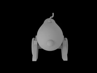 Cannon 3D model