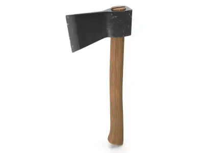 Old Axe Low-poly 3D model get