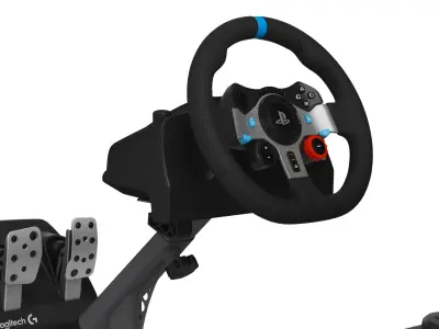 Playseat Evolution Alcantara Pro Racing Simulator Seat 3D model