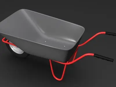 Wheelbarrow1 wheelbarrow 3D model