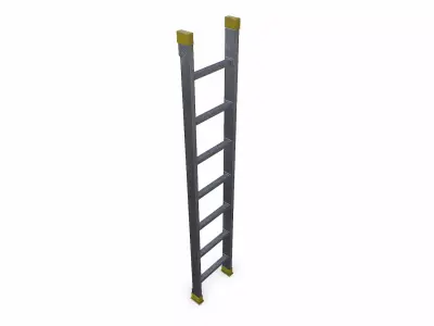 Metal Ladder Low-poly PBR Low-poly 3D model