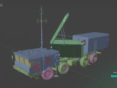 S400 Radar 3D model