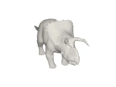 Dinosaur triceratops Low-poly 3D model purchase