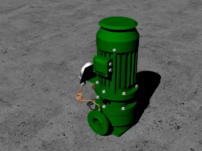 Drain pump for BWTS Free 3D model