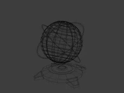 Toony Series - Sci-Fi Stylized Hologram - with Animation Low-poly 3D model