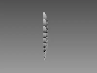 Wings relief 3D model purchase