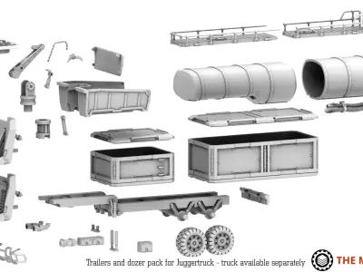 Ironblood - Juggertruck Utility pack 3D print model