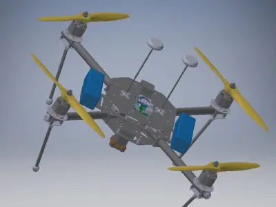 X4 Developer Quadcopter 3D model