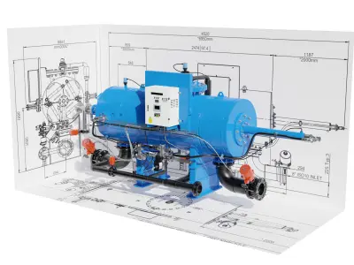 WATER FILTRATION AMF 370K 3D model