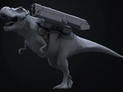 T-rex Free 3D model purchase