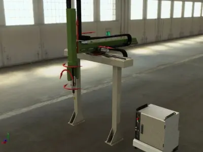 Welding Robot Free 3D model