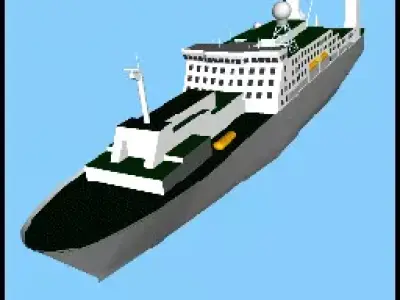 cruise ship Free 3D model