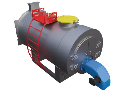 Boiler equipment 3D model purchase