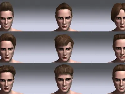 Hairstyle Collection 3 3D model