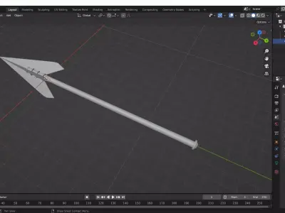 spear2 arrow Free 3D model