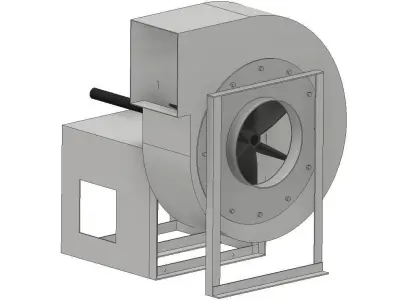 Ventilador Dayton 3C540 3D model