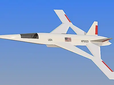 Lockheed Martin X-59 Quesst 3D model