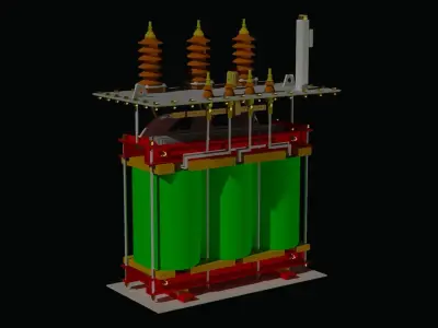 TRANSFORMER - Electrical Distribution Transformer 3D Model 3D model