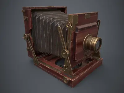 old camera Low-poly 3D model purchase