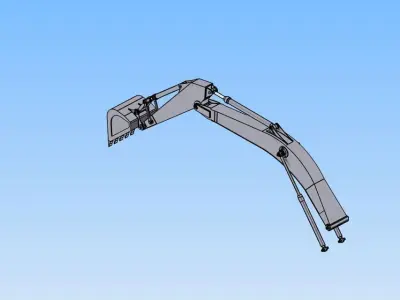CASE CX350B Free 3D model