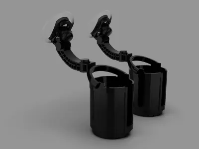 Universal Car Cup Holder 3D model