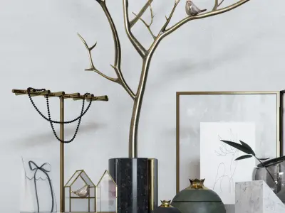 Decorative set c1   3D model
