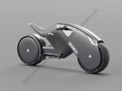 Electric Bike Mimic Free 3D model