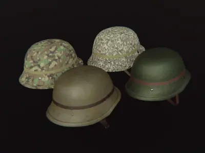 German Helmet  Free low-poly 3D model