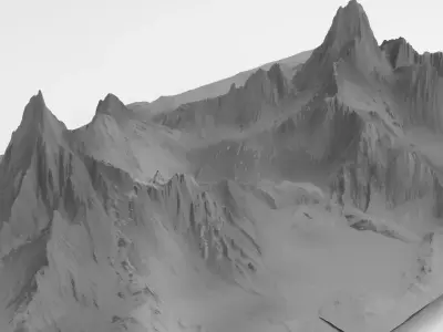 Narnia Mountains 2 3D model