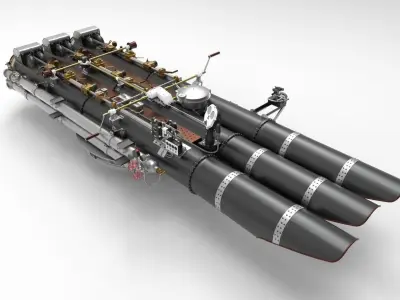 Torpedo launcher 3D model