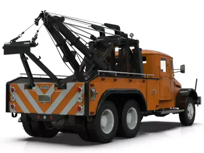 Tatra 141 Heavy Hauler with Holmes 850 Wrecker System 3D print model