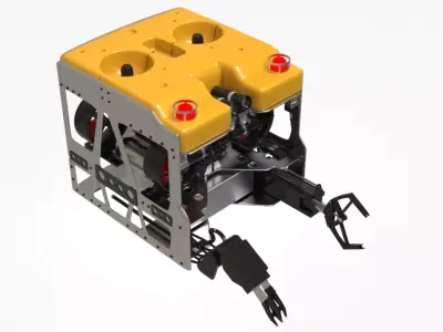 Remotely Operated Vehicle ROV 3D Model  3D model