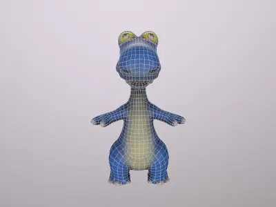 Dinosaur Low-poly 3D model order