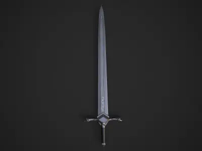 Sword 6 Low-poly 3D model
