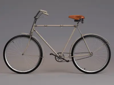 Old Bike 1960s 3D model