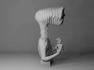 ET loosely based of the Movie 3D print model